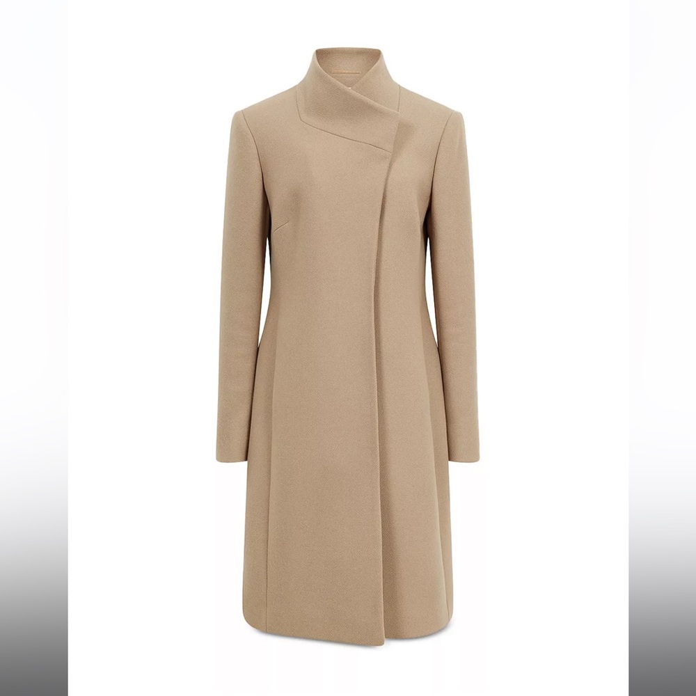 Reiss Coat, Mia Mid Length Coat, Cream
